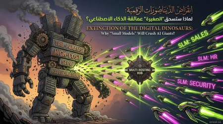 انقراض الديناصورات الرقمية: لماذا ستسحق "النماذج الصغيرة" عمالقة الذكاء الاصطناعي؟