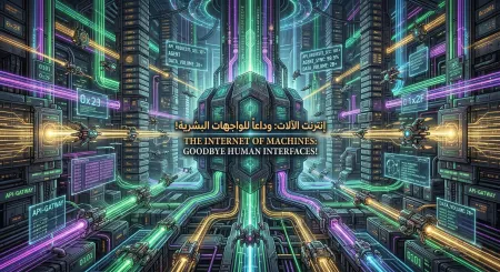 العنوان: إنترنت الآلات: عندما يتوقف البشر عن تصفح الويب وتبدأ الخوارزميات في التحدث!