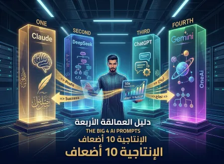 دليل الـ "Big 4": 4 برومتات سحرية لرفع إنتاجيتك 10 أضعاف باستخدام الذكاء الاصطناعي