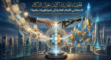الخيمياء الحديثة: كيف يحول الذكاء الاصطناعي الأفكار العادية إلى إمبراطوريات رقمية؟
